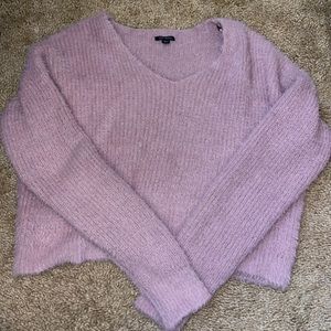 Wild fable fuzzy pink sweater